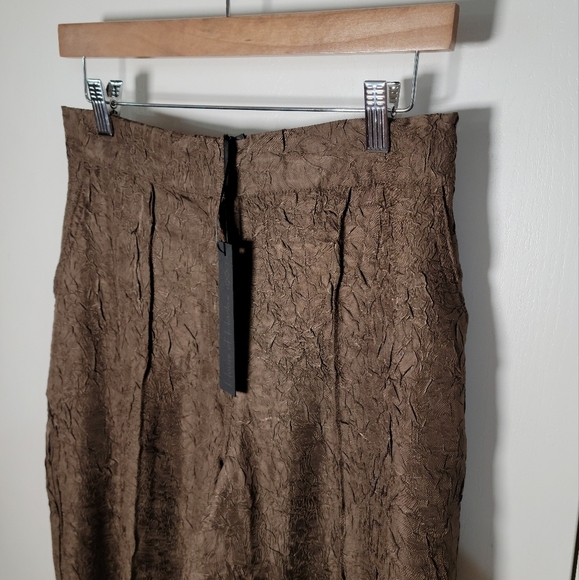 House of Harlow Brown Crinckle Pants Size Small House of Harlow Pants Chic Work - Picture 5 of 10